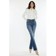 thumbnail image 5 of Kancan - Brooklyn High-Rise Skinny Bootcut Jeans in Dark Wash (32" Inseam) - Essential, KC20056D, 5 of 9