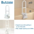 Butizone Bathtub Safety Rail, Medical Adjustable Tub Grab Bar Handle