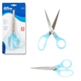 thumbnail image 1 of Hilroy Stainless Steel 8-Inch Scissors, Multipurpose Scissors, Blue Comfort Handles, 2-Pack, 1 of 6