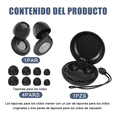 thumbnail image 2 of Tapones Auditivos Dormir Para Oídos Concierto Con 8 Earplugs Malubero Negro, 2 of 5