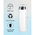 thumbnail image 2 of Botella de agua OFFNOVA Sublimation 600 ml de acero inoxidable x4, 2 of 6