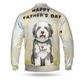 thumbnail image 2 of Cute Old English Sheepdog Loves Dad Happy Father's Day All Over Print 3D Baseball Jacket Dog Lover Bomber Jacket Softball - 12008, 2 of 6