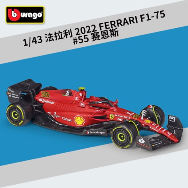 Bburago-coche de carreras McLaren MCL36 n. ° 3 Daniel Ricciardo n. ° 4 Lando Norris, coche de Fórmula 1, aleación de simulación, supercoche, modelo de juguetes, 1:43, 2022 Fivean unisex