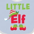 thumbnail image 4 of Inktastic Christmas Little Elf Boys or Girls Baby Bib, 4 of 4