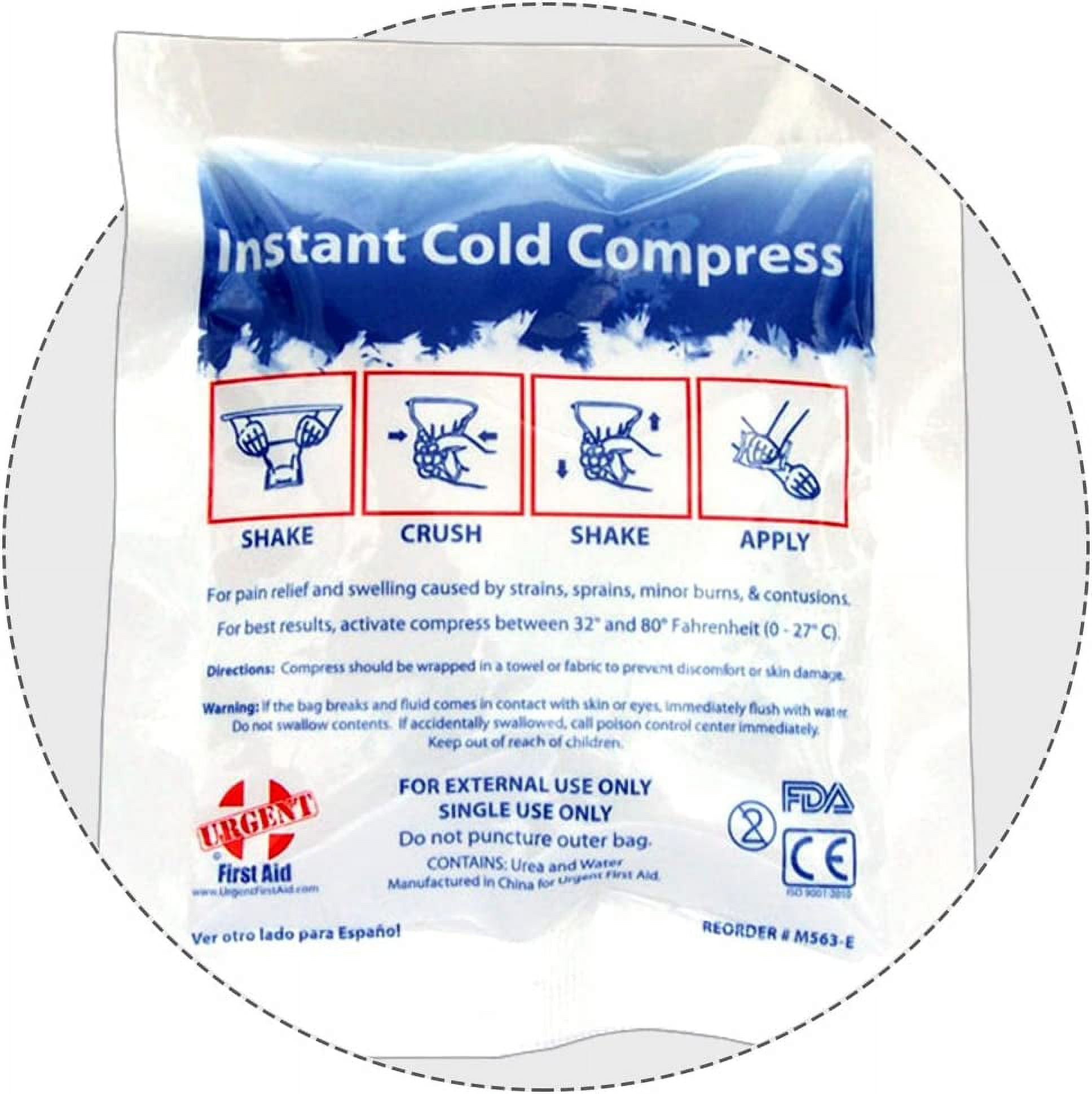 Urgent First Aid ANSI Compliance Disposable First Aid Kit, 73 Piece