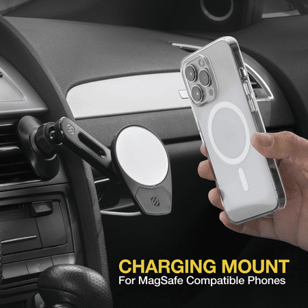 Scosche - MagicMount MSC Adapter Vent/Dash 4-IN-1 Mount Kit - Black