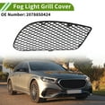 thumbnail image 2 of Unique Bargains No.2078850424 Fog Light Grill for Mercedes Benz E350 2014-2017 Durable Black Front Right Front Lower Bumper Fog Light Cover Inserts ABS 1 Pc, 2 of 7