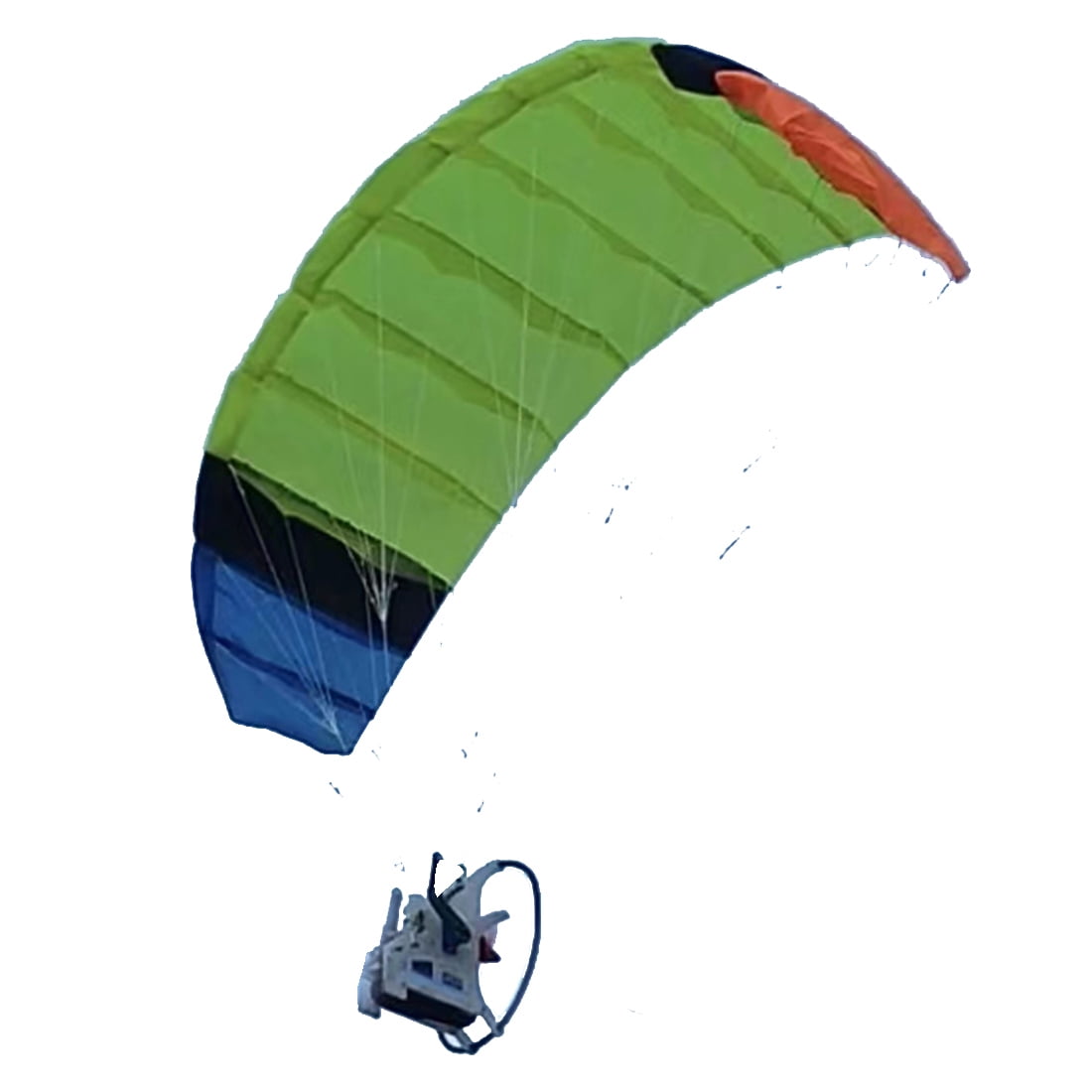 2.4G RC Electric Stunt Mini Paraglider Model High-Altitude Stunt Flight Paraglider for Outdoor, Gift for Adults (RTF /Random Color)