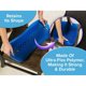 thumbnail image 4 of Gel Sitter Cojín de asiento flexible Cojín de alivio del dolor de oficina transpirable Cojín de soporte de panal cómodo, modelo: azul Kuyhfg Bienvenido a Kuyhfg, 4 of 5