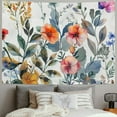 thumbnail image 2 of Shiartex  Floral Tapestry, Flower Tapestry Wall Hanging Plant Tapestry, Colorful Wildflower Nature Wall Tapestry Botanical Herbs Vintage Tapestry for Bedroom Living Room Dorm Painting, 2 of 6