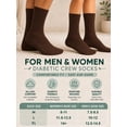 thumbnail image 6 of Comfello Diabetic Socks Crew for Men & Women – 12 Pairs of Non-Binding Neuropathy Socks, 6 of 7