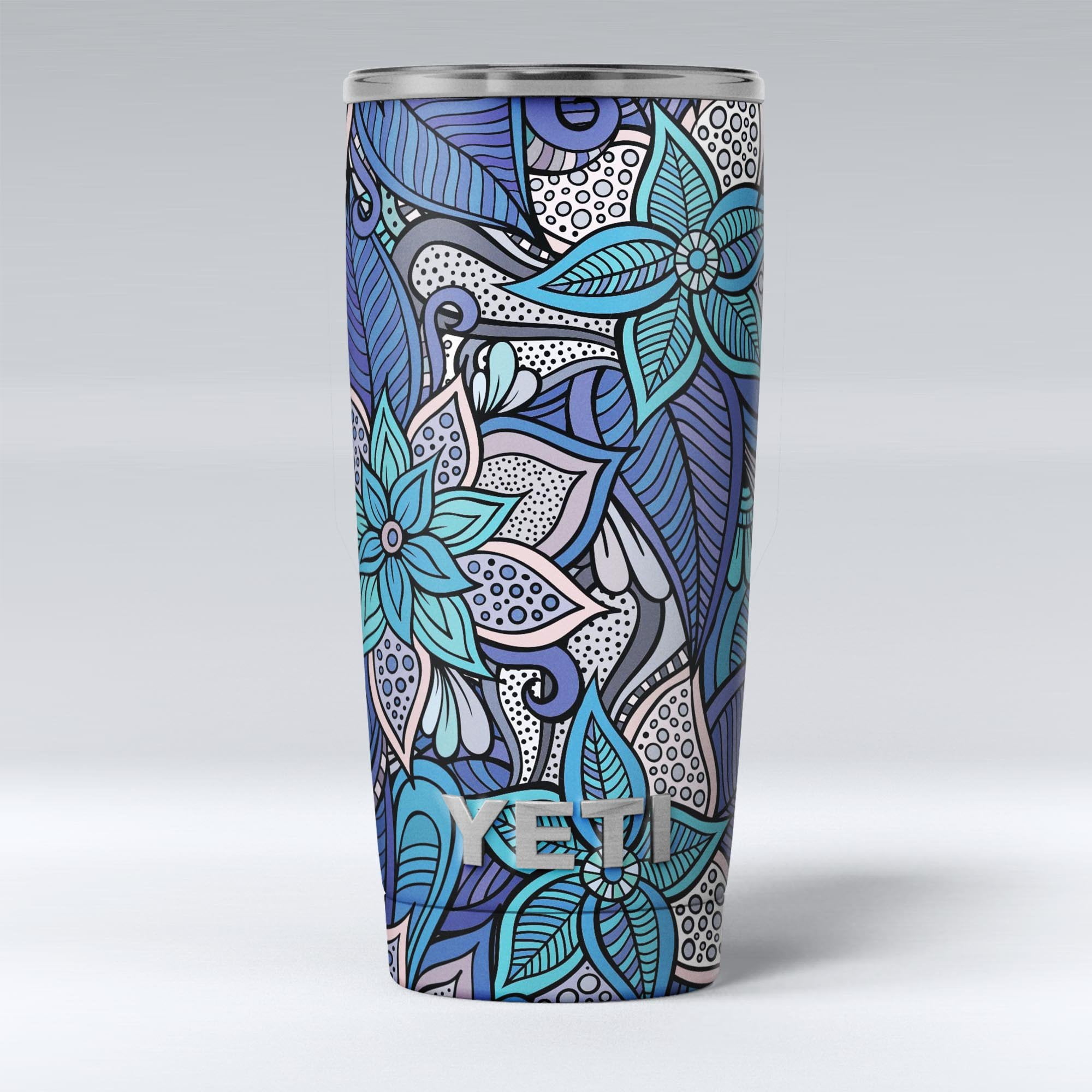 floral yeti tumbler