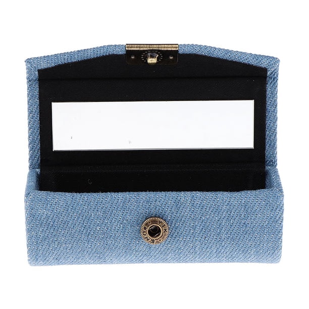 Estuche organizador decorativo estilo ocio Azul claro
