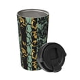 thumbnail image 2 of Fotbe Lilies Flowers Printed Insulated Travel Coffee Mug Spill Proof Leak Proof Stainless Steel Coffee Tumbler Reusable Coffee Cups with Lids Thermos, 2 of 8
