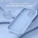 thumbnail image 5 of Funda Protectora de Silicona, Apta para Cámara, Forro Antiarañazos. Azul Claro. para iPhone 13 6.1", 5 of 7