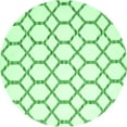 thumbnail image 1 of Ahgly Company Indoor Round Trellis Emerald Green Contemporary Area Rugs, 6' Round, 1 of 4