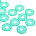 thumbnail image 5 of Uxcell 35mm Plastic Book Binding Discs Discbound Expansion Discs Heart Binder Rings, Green 22 Pack, 5 of 6