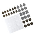 thumbnail image 3 of Alloy Round Oval Pendant Base Tray Silicone Mode Pendant Jewelry DIY Tool Set BH201863, 3 of 14