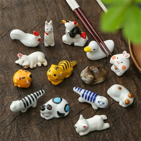 

Miniature Animals Ornamental Landscaping Multi-functional Dinner Fork Chopsticks Rest Stand for Kitchen