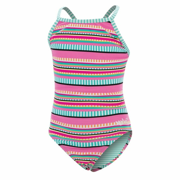 Dolfin Uglies Girls Print Keyhole Back 1-Piece