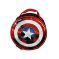 thumbnail image 5 of Marvel Captain America Shield Shiny Optical Illusion Insulated Lunch Box Bag Tote 8", 5 of 6