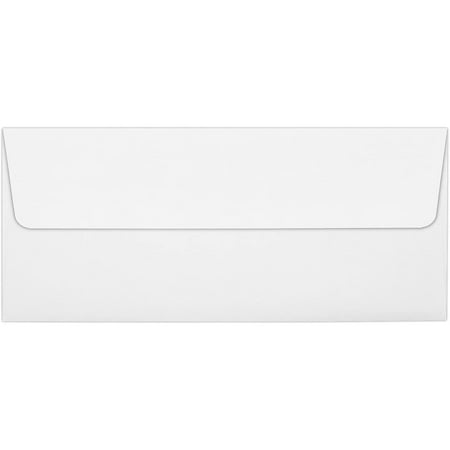 UPC: 0642213079338 | LUX Peel & Seel Self Seal #10 Invitation Envelope 4 1/2  x 9 1/2  White 50/Pack (4860-80W-50)