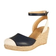 thumbnail image 1 of Plataforma de Yute Para Mujer CASTALIA 207-26 Marino y Beige, 1 of 3