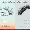 thumbnail image 4 of Kit de pestañas magnéticas LASHVIEW Soft Natural Look con aplicador, 4 of 6