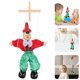 thumbnail image 4 of Marionette Puppet String Wood Marionette Puppet Show Toy Interactive Doll Toy, 4 of 4