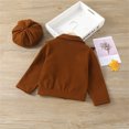 thumbnail image 3 of Vedolay Girl's Suit Jackets Girls Winter Long Sleeve Fashion Thick Warm Hooded Down Soft Coat,Brown 12-18 Months, 3 of 5