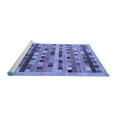 thumbnail image 2 of Ahgly Company Machine Washable Indoor Rectangle Abstract Blue Contemporary Area Rugs, 2' x 5', 2 of 4