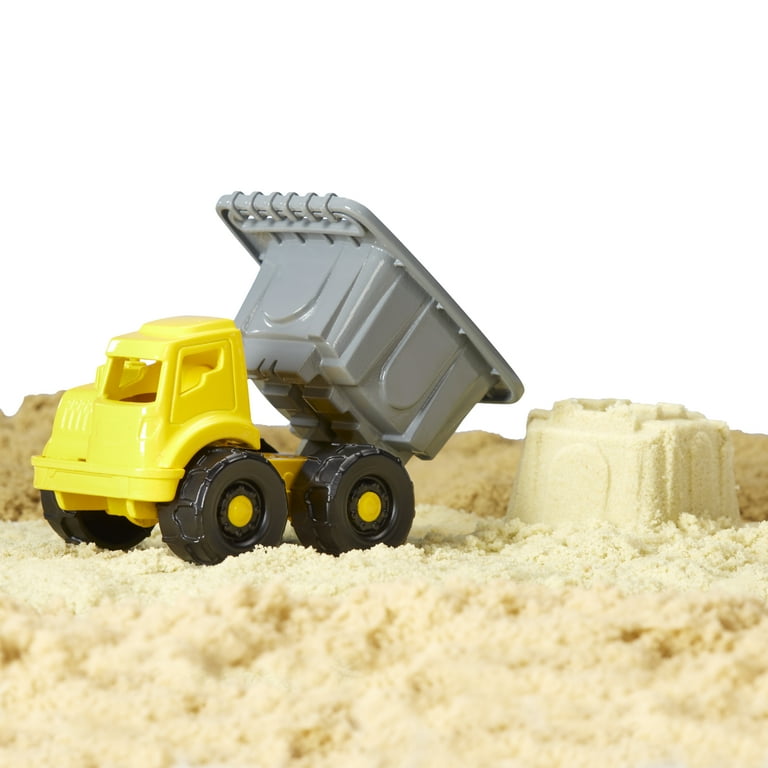 Wonder Factory Never Dry Sand Construction Trucks Light Brown
