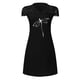thumbnail image 4 of Moda mujer Casual Sexy cuello en V vestidos estampados verano manga corta pulóver vestido de encaje Fridja  bnh5280, 4 of 6