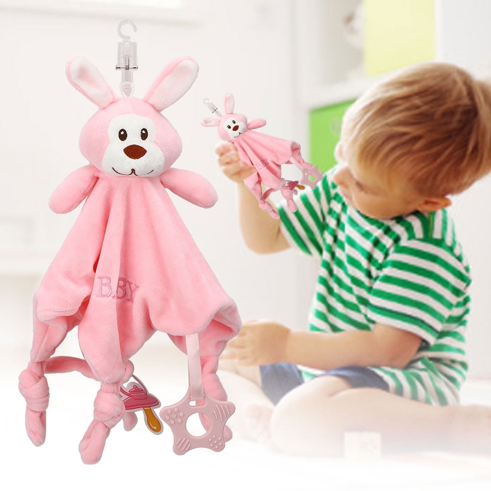 Lyumo Newborn Comforter Plush Toy Soothing Baby Animal Handkerchief Soft Baby Towel Blanket Baby Soothing Towel Soothing Towel Blanket Other 27 X 27