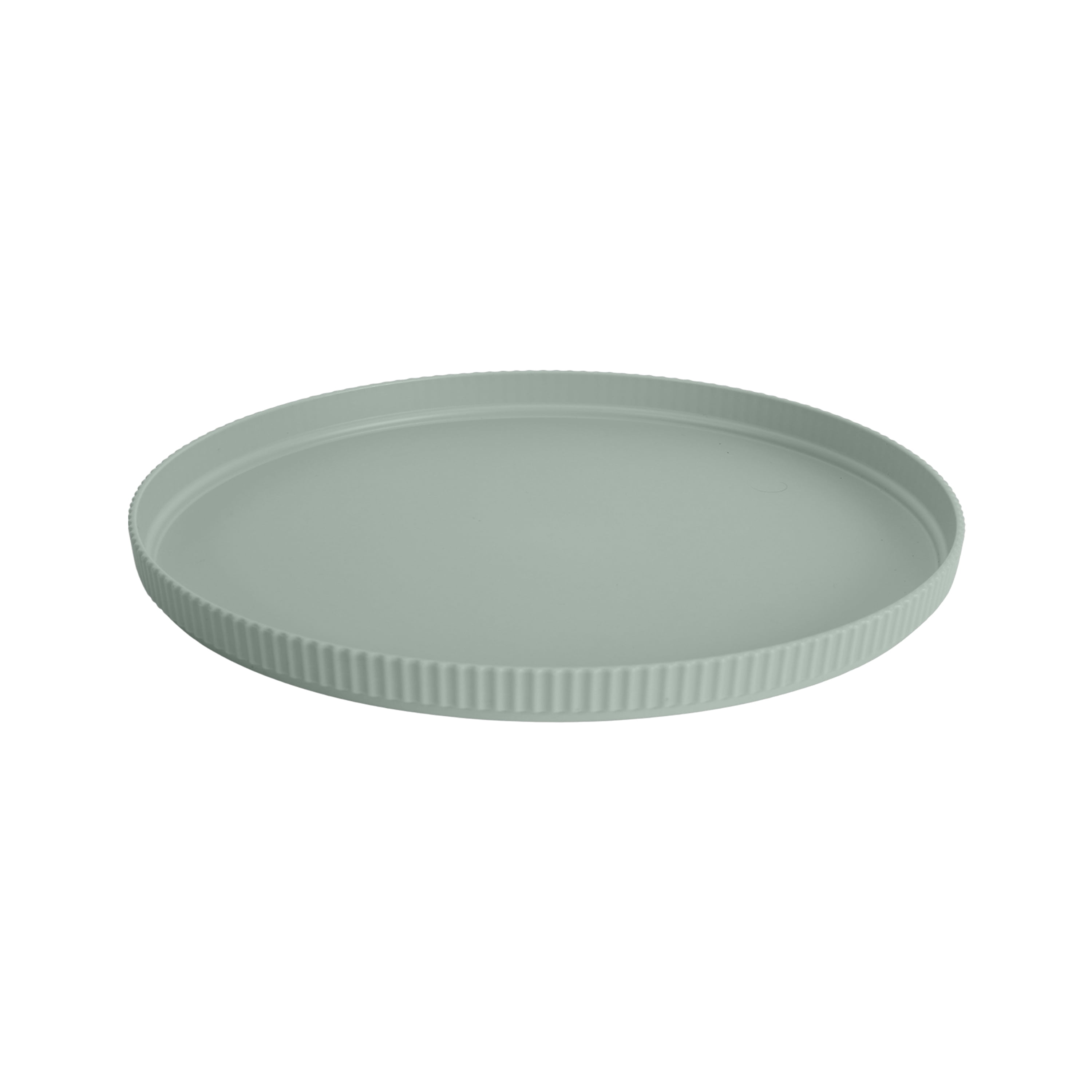 (3 pack) Mainstays Eco-Friendly Recycled Plastic Dinner Plate, Soft Sea Green, 10"