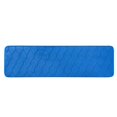 thumbnail image 3 of Oval Shaped Design Embossed Solid Color Memory Foam Soft Bathroom Rug Non-Slip PVC Backing, 3 of 6