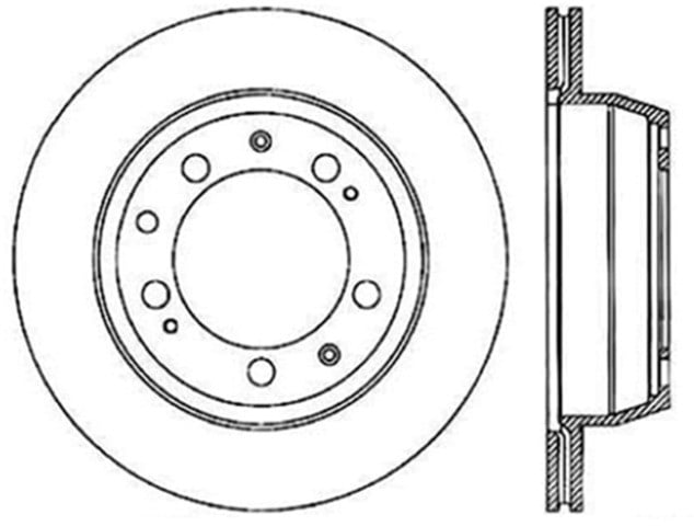 121.37007 Centric Parts Disc Brake Rotor P/N:121.37007