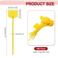 thumbnail image 2 of Uxcell 100Pcs Waterproof Shipping Tags 4.72"x0.12" Nylon Writable Hanging Tags for Indoor and Outdoor Use, 2 of 5