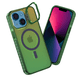 thumbnail image 1 of Funda Case Carcasa Tornasol Color Verde Con Soporte Premium Para iPhone 15 Compatible Con Magsafe., 1 of 7