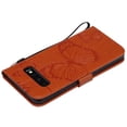 thumbnail image 6 of Samsung Galaxy S10e Wallet Case, Dteck Embossed Butterfly Flip PU Leather Folio Stand Case Cover Built-in Card Slots & Money Pocket, with wrist Strap, For Samsung Galaxy S10e 5.8 inch, Orange, 6 of 6