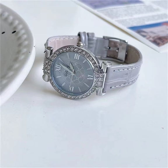 Resicozy Women's Watch Leather Band Elegant Casual Watches Classic Wristwatch for Small Wrists,Ideal Gift for Mother Wife D