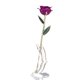 thumbnail image 2 of Rosa real bañada en oro, rosa morada real de 24 quilates, rosa para el día de San Valentín, decoración de rosas de notable claridad, 2 of 12
