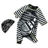StylesILove Baby Boy Kids Zebra Costume Swimsuit and Hat (3T)