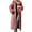 Pink, variant on Ankle Length Coats for Women,Chunky Knit Sweater,Women Plus Size Long Open Front Drape Maxi Cardigan,Long Sleeve Cardigan Fall Chunky Long Sweater Coats for Women Yellow 4XL
