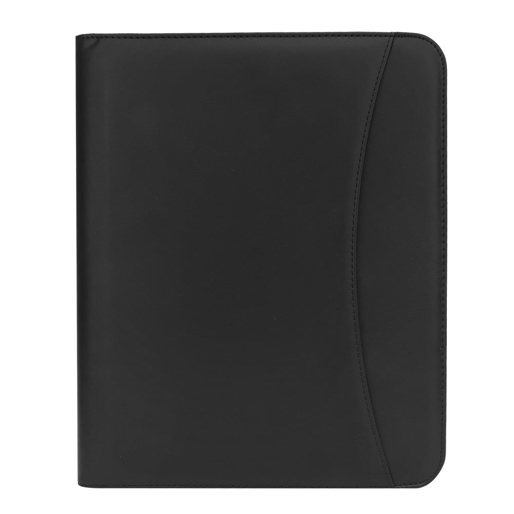 YLSHRF PU File Folder A4 Multifunctional Zipper Leather Business Manager Bag Document Walmart
