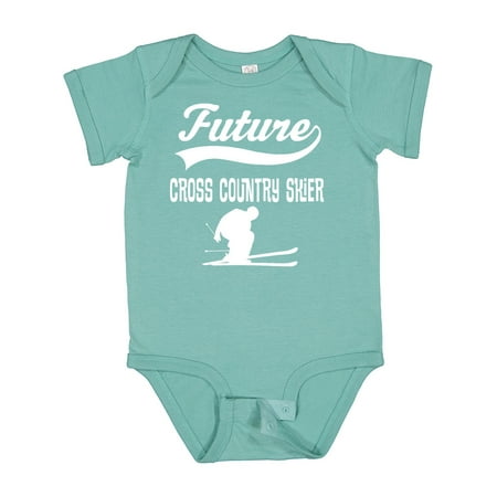 

Inktastic Future Cross Country Skier Childs Skiing Gift Baby Boy or Baby Girl Bodysuit