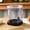 Black, variant on Fruit Slicer,Food Grade Stainless Steel Blade Manual Portable Cutter With Protective Cover for Strawberry Tomato Grape Even Cutting,Cake Decoration Prep and Household Quick Fruit Processing(Blue)