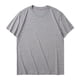 thumbnail image 2 of Tops para hombre, blusas y camisas de cuello redondo y manga corta para hombre, de color liso, a la moda, informales, ventiladas, con cuello redondo, para hacer ejercicio, de poliéster, de manga corta, 2 of 3