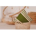 thumbnail image 4 of Simply Daisy 20" x 20" Stripe Decorative Throw Pillow, Olive, 4 of 4