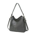 thumbnail image 4 of Montana West Hobo Bag for Women Crossbody Purse and Handbags Ladies Chic Shoulder Bags, Grey, 4 of 7